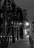 Kinzie Street Bridge Black and White Vertical Kinzie Street Bridge black and white