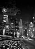 Magnificent Mile Black and White Vertical Magnificent Mile black and white