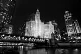 Michigan Avenue Black and White Horizontal Michigan Avenue black and white