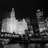 Michigan Avenue Black and White Square Michigan Avenue black and white
