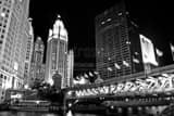 Michigan Avenue Bridge Black and White Horizontal Michigan Avenue Bridge black and white