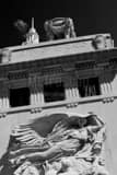 Michigan Avenue Bridge Fort Dearborn Black and White Vertical Michigan Avenue Bridge Fort Dearborn black and white