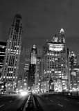 Michigan Avenue Over Chicago River Black and White Vertical Michigan Avenue Over Chicago River black and white