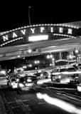 Navy Pier Sign Black and White Vertical Navy Pier Sign black and white