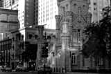 Old Chicago Water Tower Black and White Horizontal Old Chicago Water Tower black and white