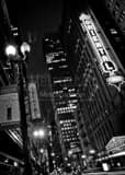 Oriental Theatre Black and White Vertical Oriental Theatre black and white