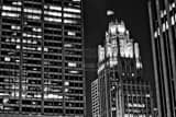 Tribune Tower Columbus Drive Black and White Horizontal Tribune Tower Columbus Drive black and white