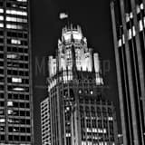 Tribune Tower Columbus Drive Black and White Square Tribune Tower Columbus Drive black and white