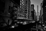 Trump Tower L Train Adams Wabash Station Black and White Horizontal Trump Tower L Train Adams Wabash Station black and white