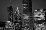 Two Prudential Plaza Black and White Horizontal Two Prudential Plaza black and white