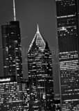 Two Prudential Plaza Black and White Vertical Two Prudential Plaza black and white