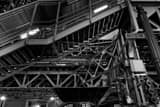 Under Lake And State L Station Black and White Horizontal Under Lake And State L Station black and white