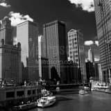 Wendella Boat Architectural Tours Chicago River Black and White Square Wendella Boat Architectural Tours Chicago River black and white