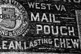 Mail Pouch Tobacco Mural Black and White Horizontal Mail Pouch Tobacco Mural black and white