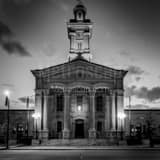 Ross County Courthouse Black and White Square Ross County Courthouse black and white