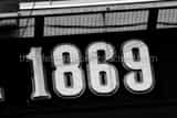 1869 Cincinnati Redlegs Black and White Horizontal 1869 Cincinnati Redlegs black and white