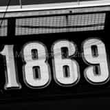 1869 Cincinnati Redlegs Black and White Square 1869 Cincinnati Redlegs black and white
