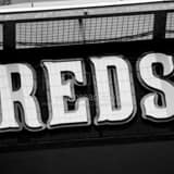 Cincinnati Reds Sign Gabp Black and White Square Cincinnati Reds Sign Gabp black and white