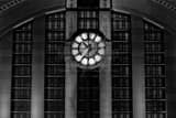 Cincinnati Union Terminal Clock Black and White Horizontal Cincinnati Union Terminal Clock black and white