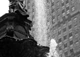 Close Up Fountain Square Tyler Davidson Black and White Horizontal Close Up Fountain Square Tyler Davidson black and white