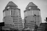 Procter Gamble Buildings Broadway Black and White Horizontal Procter Gamble Buildings Broadway black and white