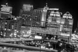 Procter Gamble Buildings Tilted Angle Black and White Horizontal Procter Gamble Buildings Tilted Angle black and white