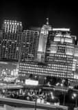 Procter Gamble Buildings Tilted Angle Black and White Vertical Procter Gamble Buildings Tilted Angle black and white