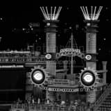 Riverboat Smoke Stacks Gabp Black and White Square Riverboat Smoke Stacks Gabp black and white