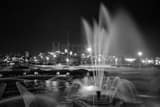 Union Terminal Fountains Black and White Horizontal Union Terminal Fountains black and white