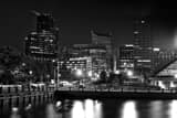 Downtown Cleveland Black and White Horizontal Downtown Cleveland black and white