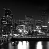 Downtown Cleveland Black and White Square Downtown Cleveland black and white
