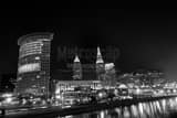 Downtown Cleveland Ohio Black and White Horizontal Downtown Cleveland Ohio black and white