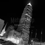 Key Bank Building Black and White Square Key Bank Building black and white