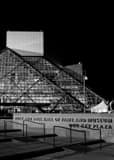 Rock And Roll Hall Of Fame Black and White Vertical Rock And Roll Hall Of Fame black and white