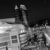 The Q Downtown Cleveland Black and White Square The Q Downtown Cleveland black and white