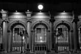 Tower City Center Public Square Black and White Horizontal Tower City Center Public Square black and white