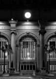 Tower City Center Public Square Black and White Vertical Tower City Center Public Square black and white