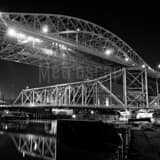 Veterans Memorial Bridge Black and White Square Veterans Memorial Bridge black and white