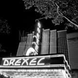 Bexley Drexel Theater Black and White Square Bexley Drexel Theater black and white