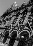 Bricker Eckler Old Post Office Building Black and White Vertical Bricker Eckler Old Post Office Building black and white