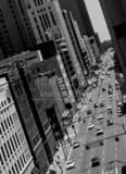 Downtown Columbus Front Street Cityscape Black and White Vertical Downtown Columbus Front Street Cityscape black and white