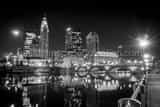 Downtown Columbus Ohio Skyline Black and White Horizontal Downtown Columbus Ohio Skyline black and white