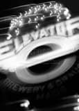 Elevator Brewery Sign North High Street Black and White Vertical Elevator Brewery Sign North High Street black and white