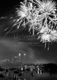 Fireworks Red White Boom Black and White Vertical Fireworks Red White Boom black and white