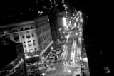 Front Street Cityscape Black and White Horizontal Front Street Cityscape black and white