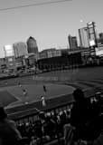 Huntington Park Arena District Black and White Vertical Huntington Park Arena District black and white