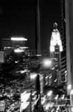 Leveque Tower From North High Street Black and White Vertical Leveque Tower From North High Street black and white