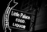 Little Palace Fourth Street Black and White Horizontal Little Palace Fourth Street black and white