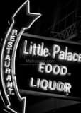 Little Palace Fourth Street Black and White Vertical Little Palace Fourth Street black and white