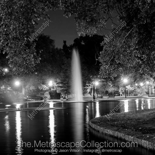 Columbus Black and White Photos of Mirror Lake on The Ohio State University Campus Mirror Lake on The Ohio State University Campus -- Columbus Black and White Photos